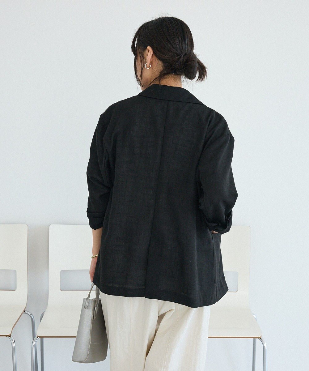 CRAFT STANDARD BOUTIQUE リネンライクオーバーサイズジャケット 