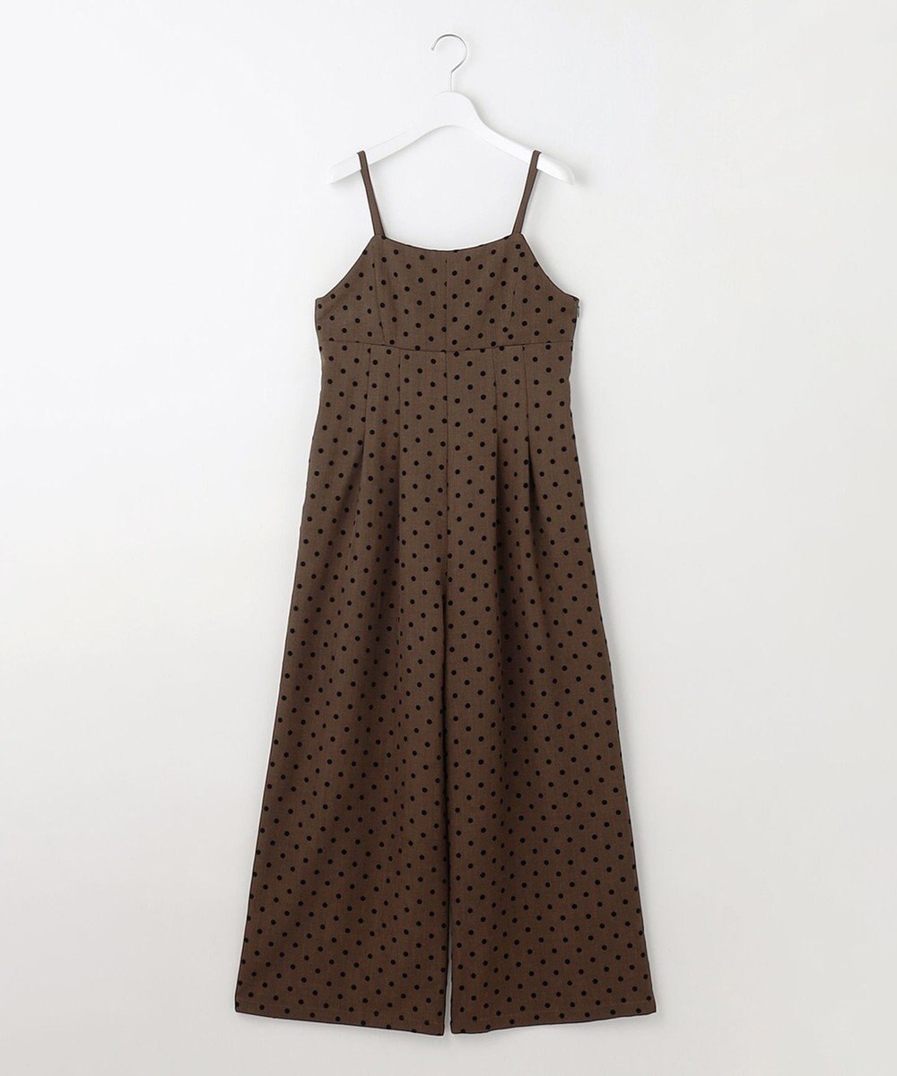 Feroux ドットフロッキー ロンパース 