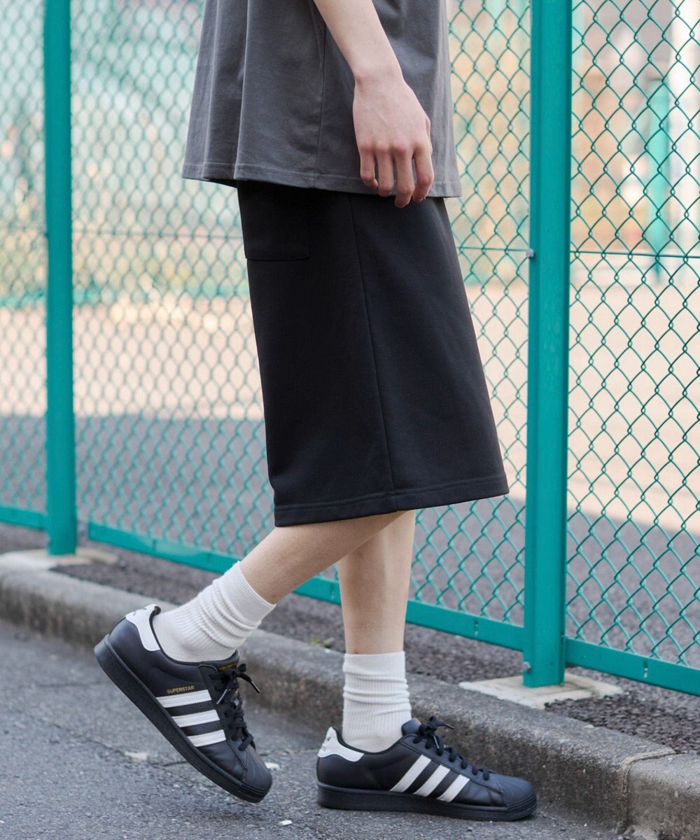 WEGO 【ユニセックス着用ITEM/SMサイズ展開/ウエストゴム】スウェットバギーショーツ 