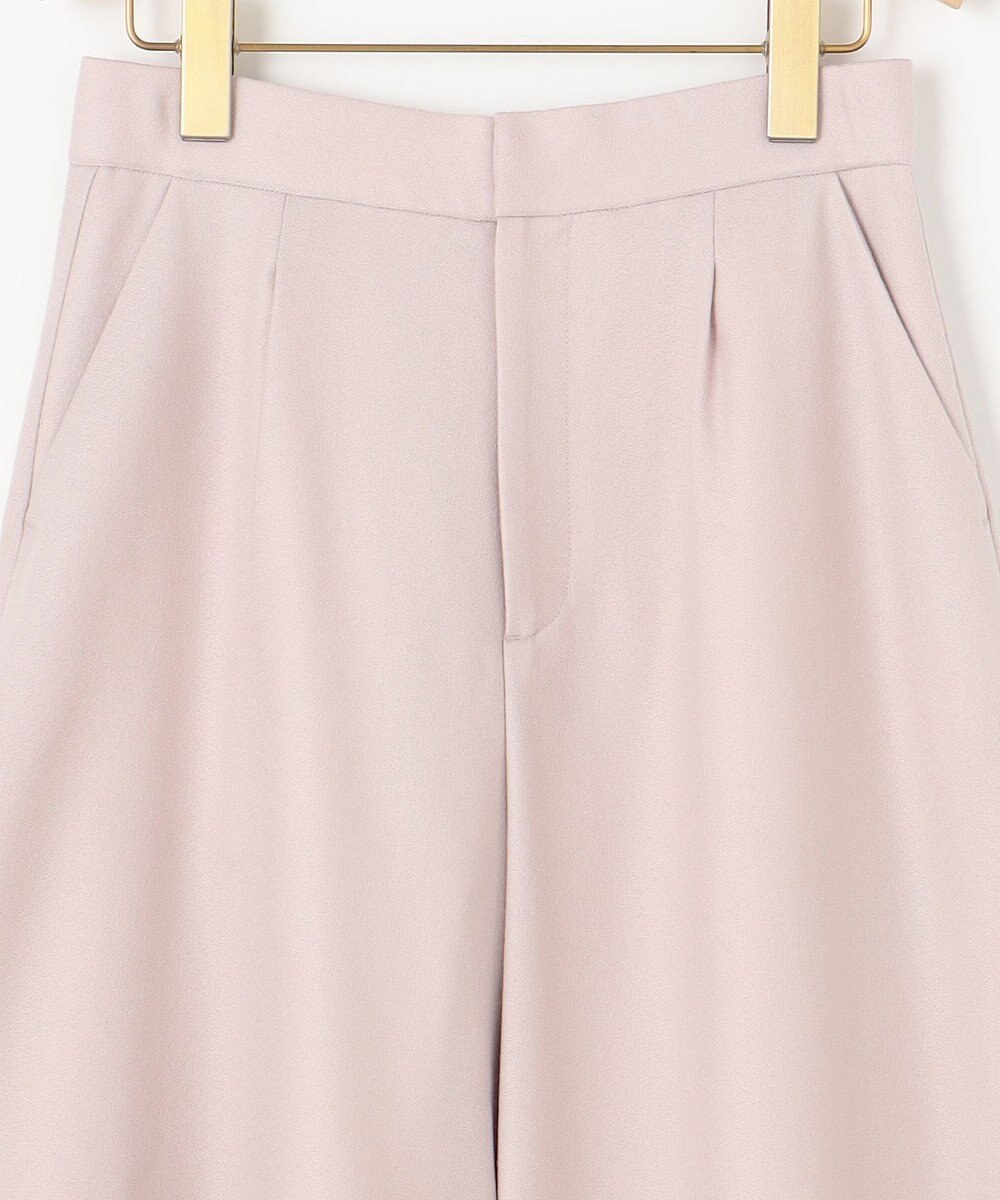 組曲 L 【WEB一部店舗限定】ウールジョーゼット キュロットパンツ 