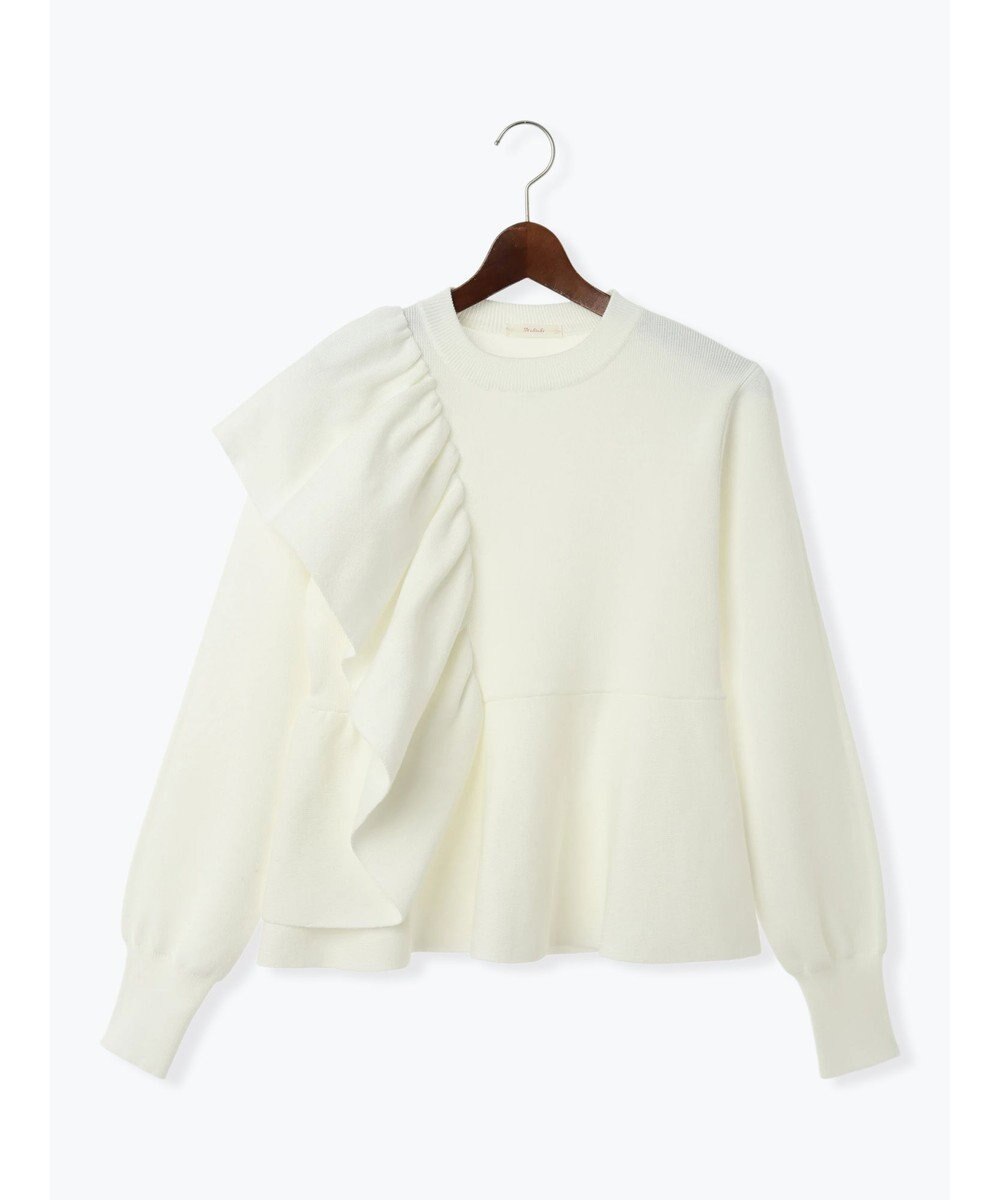 Te chichi アシンメトリーフリルニット《2025winter catalog item》 