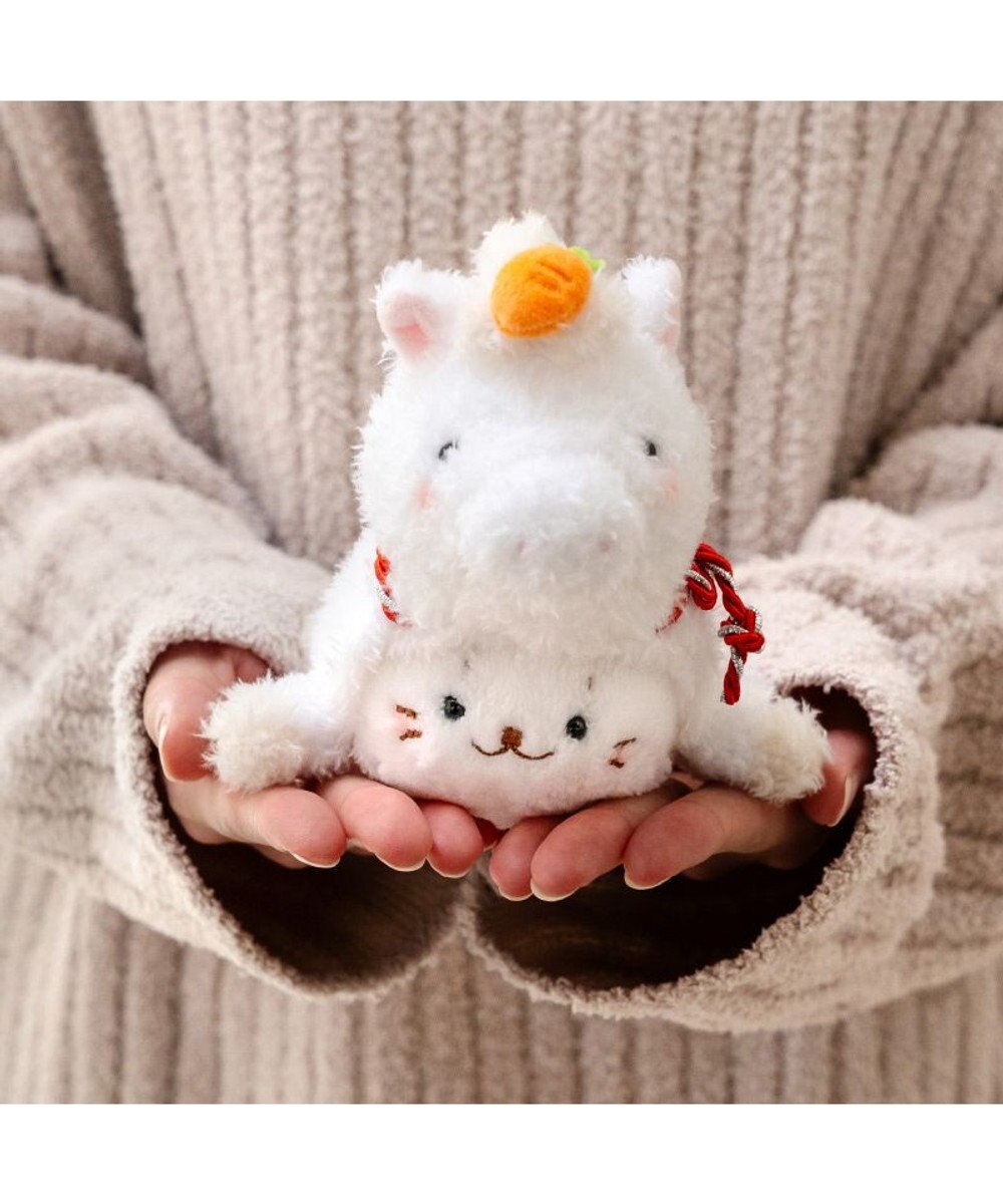 Mother garden しろたん  午年 キーホルダー 《白》 単品 