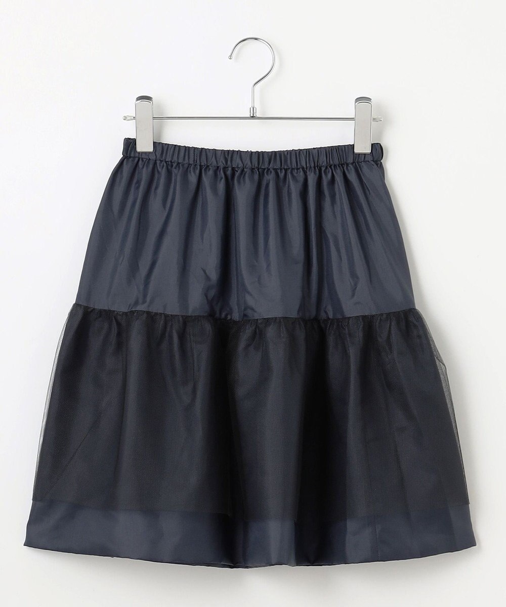 #Newans ヘビーサテンフレアースカート 