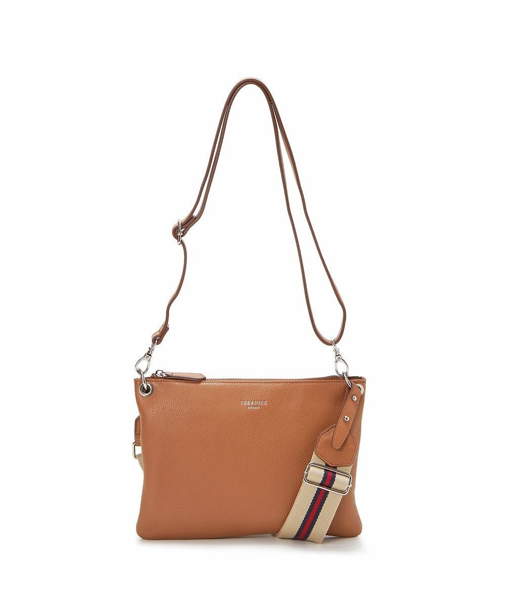 TOPKAPI 【TREASURE TOPKAPI】ストライプベルト・レザー2wayショルダーバッグ 