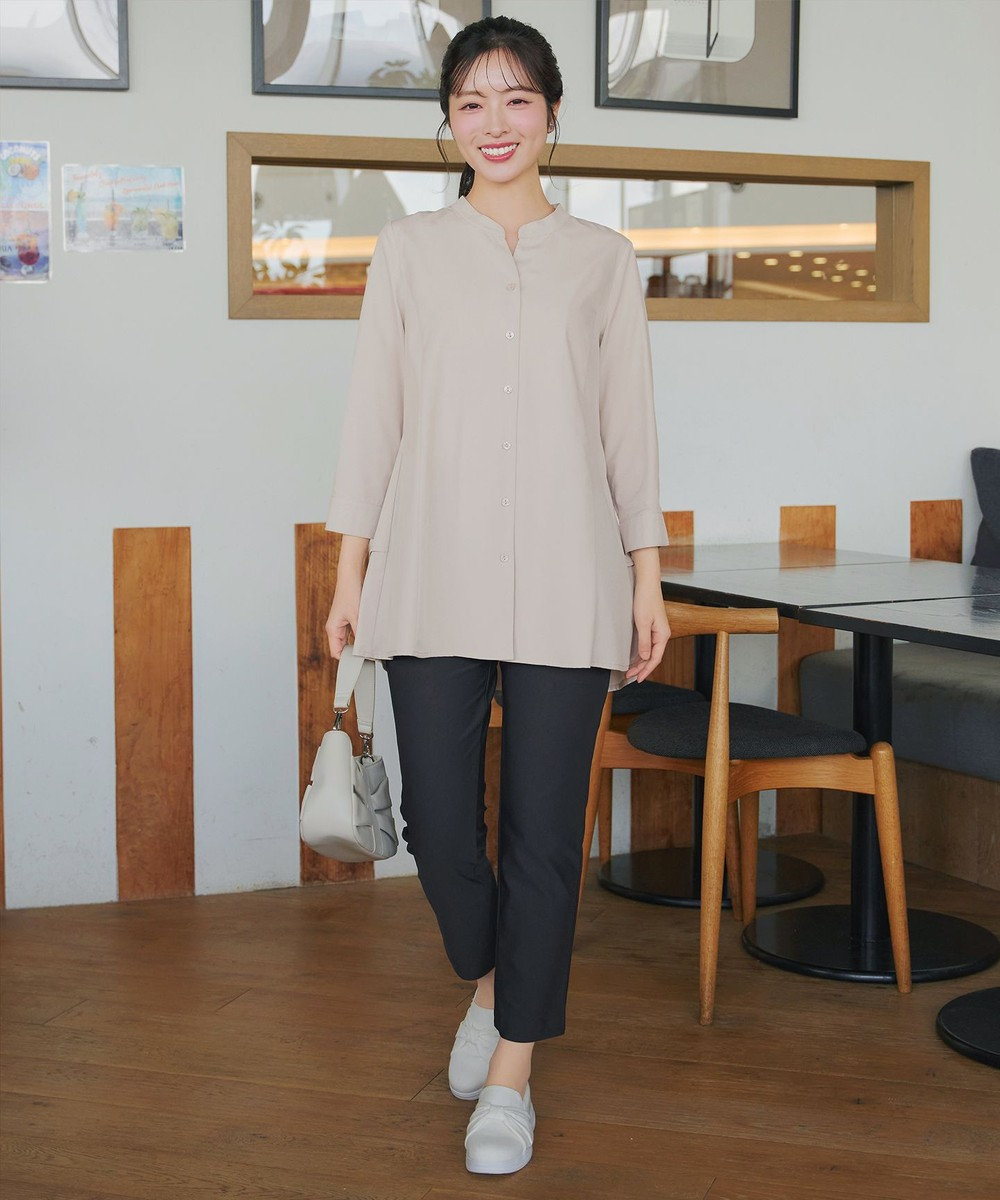 Tiaclasse バックタックフレアチュニック 