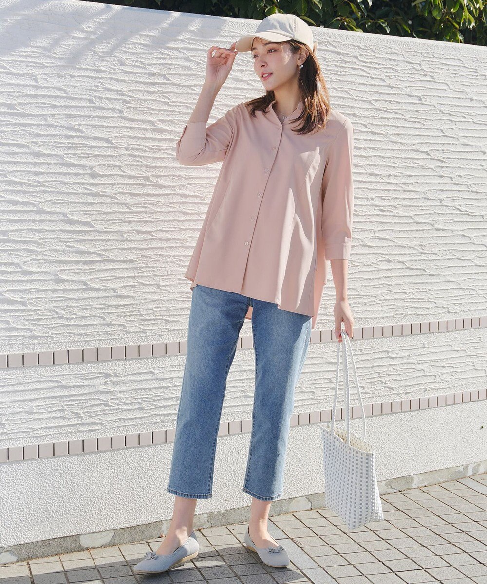 Tiaclasse バックタックフレアチュニック 