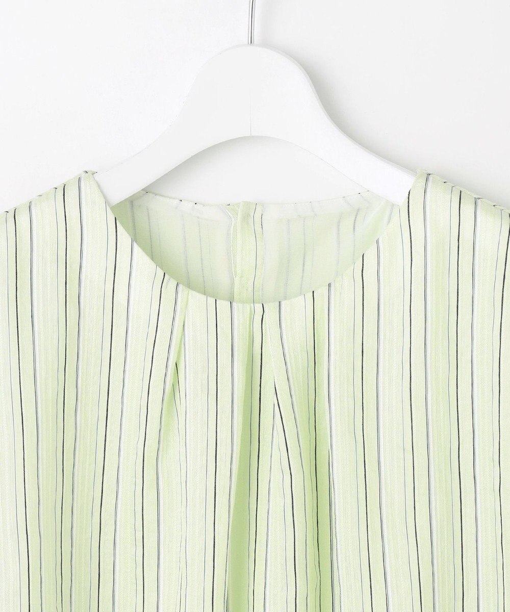 J.PRESS LADIES 【洗える】ランダムストライプ シアー プルオーバー カットソー 