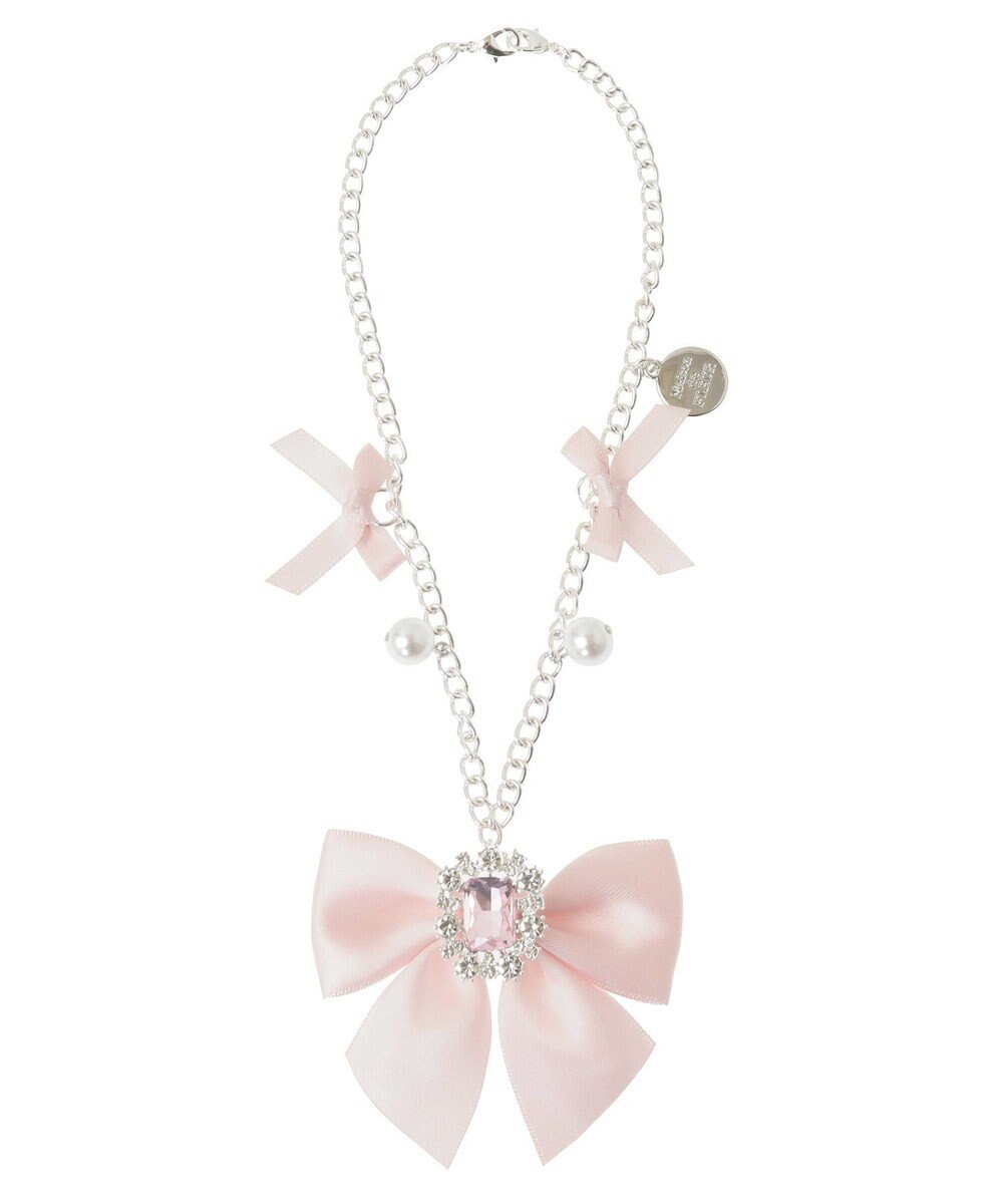 Maison de FLEUR ビジューリボンパールバッグチャーム 