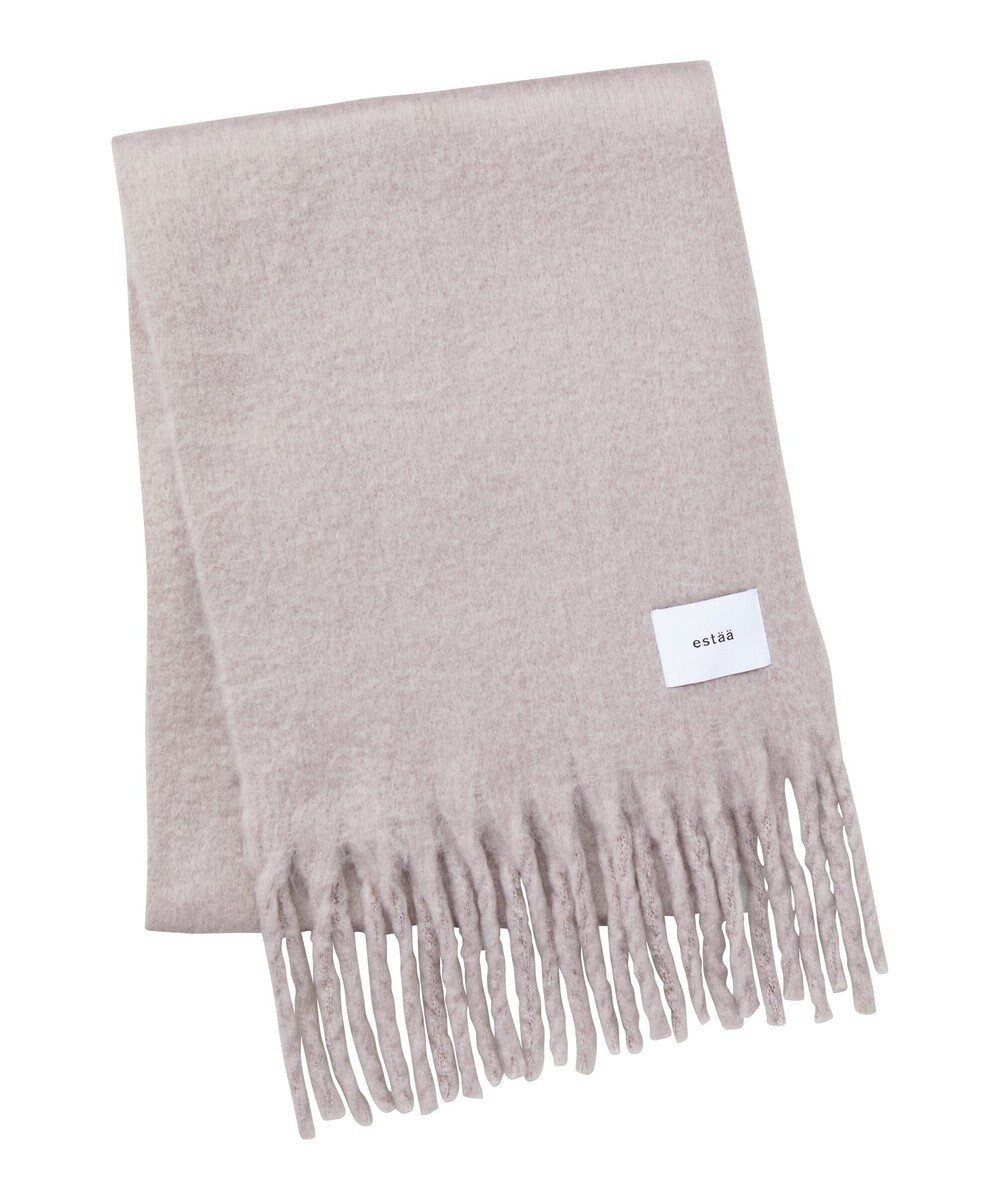 MOONBAT 【美人百花2月号/CanCam/andGIRL掲載】洗える ボリュームマフラー ソフトプレーン 幅40cm 