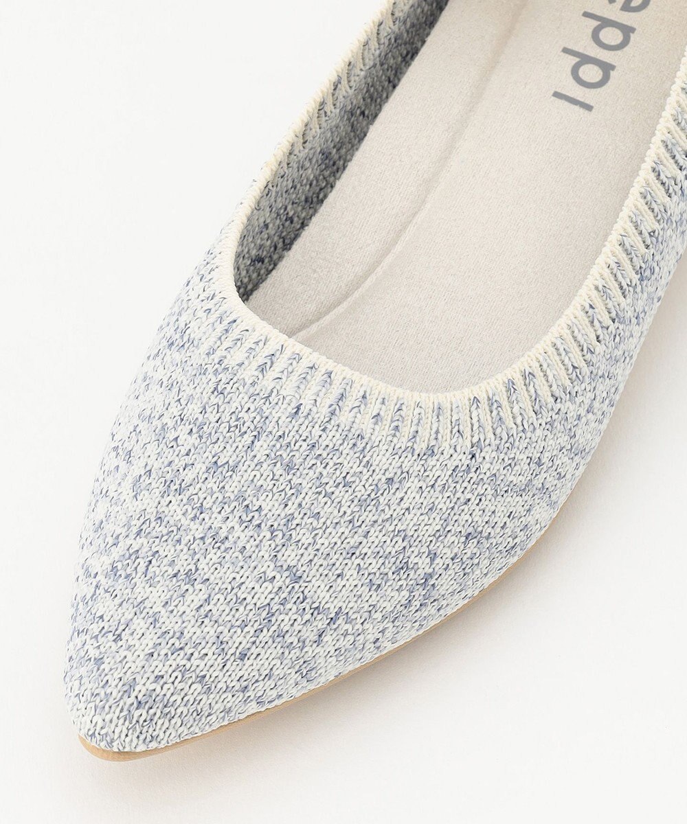 steppi 【洗える/撥水】ミックス調 ポインテッド パンプス 