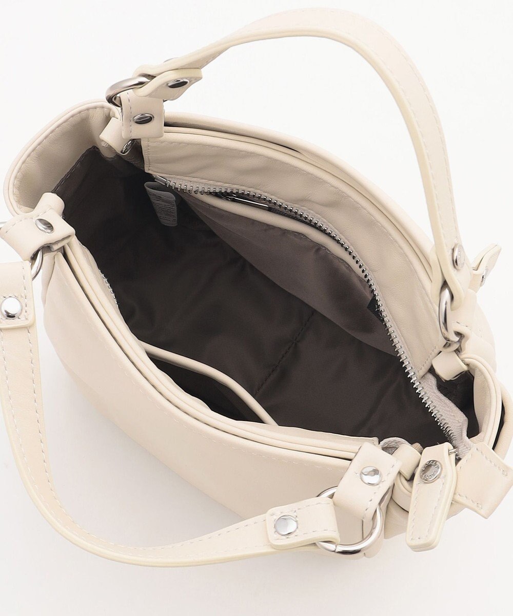 Y'SACCS カウレザー スクエア2wayミニトート 