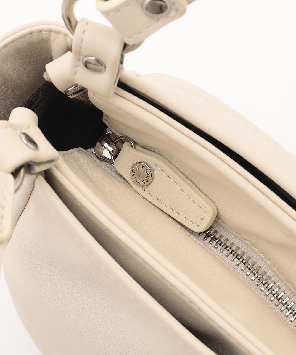 Y'SACCS カウレザー スクエア2wayミニトート 