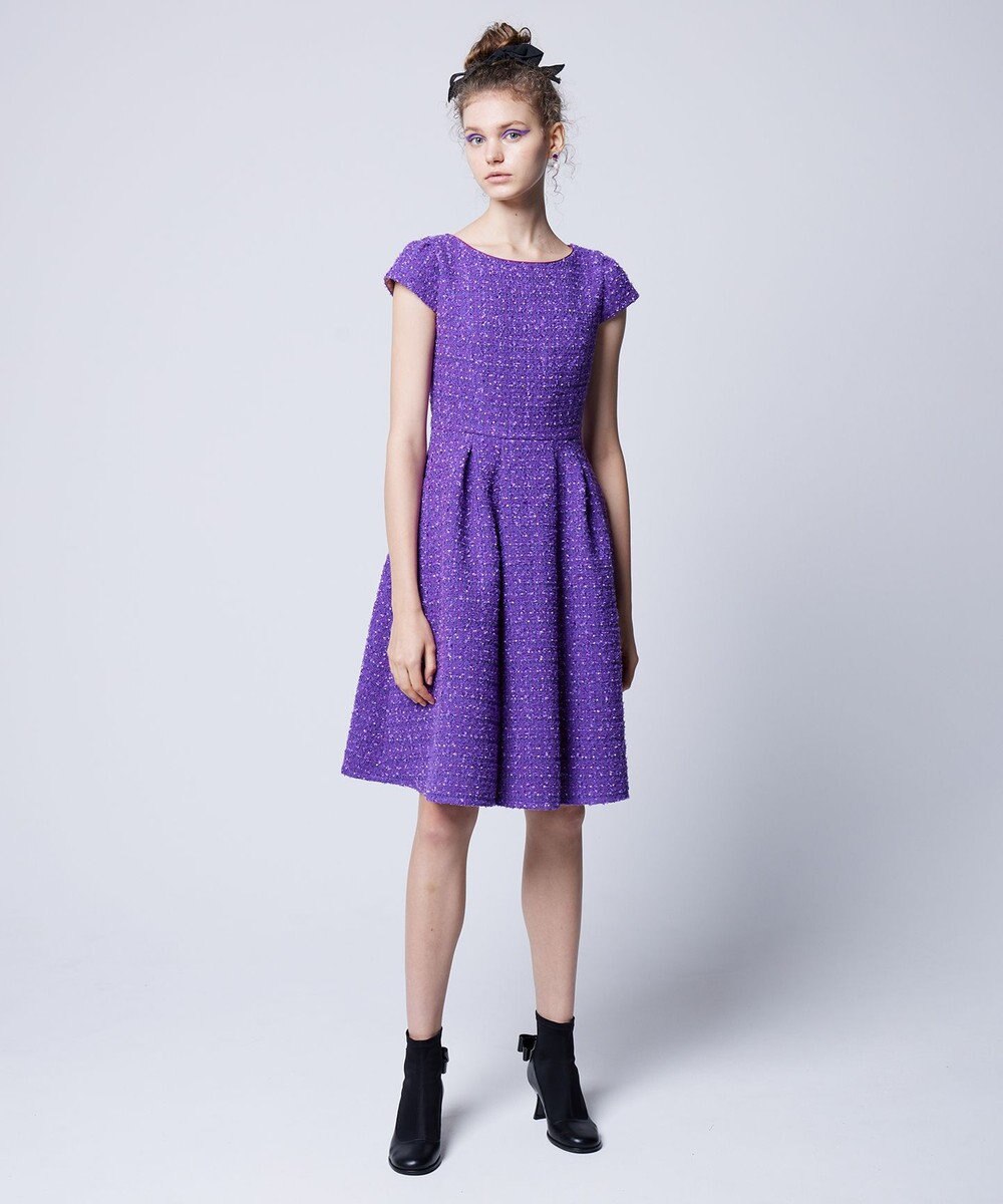 TOCCA CHIFFON TWEED ドレス 