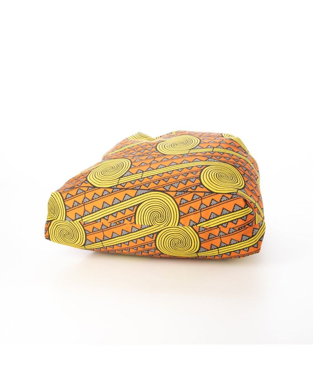 UNBILLION カシュカシュ cachecache / アフリカンプリントバンブーハンドルトート 