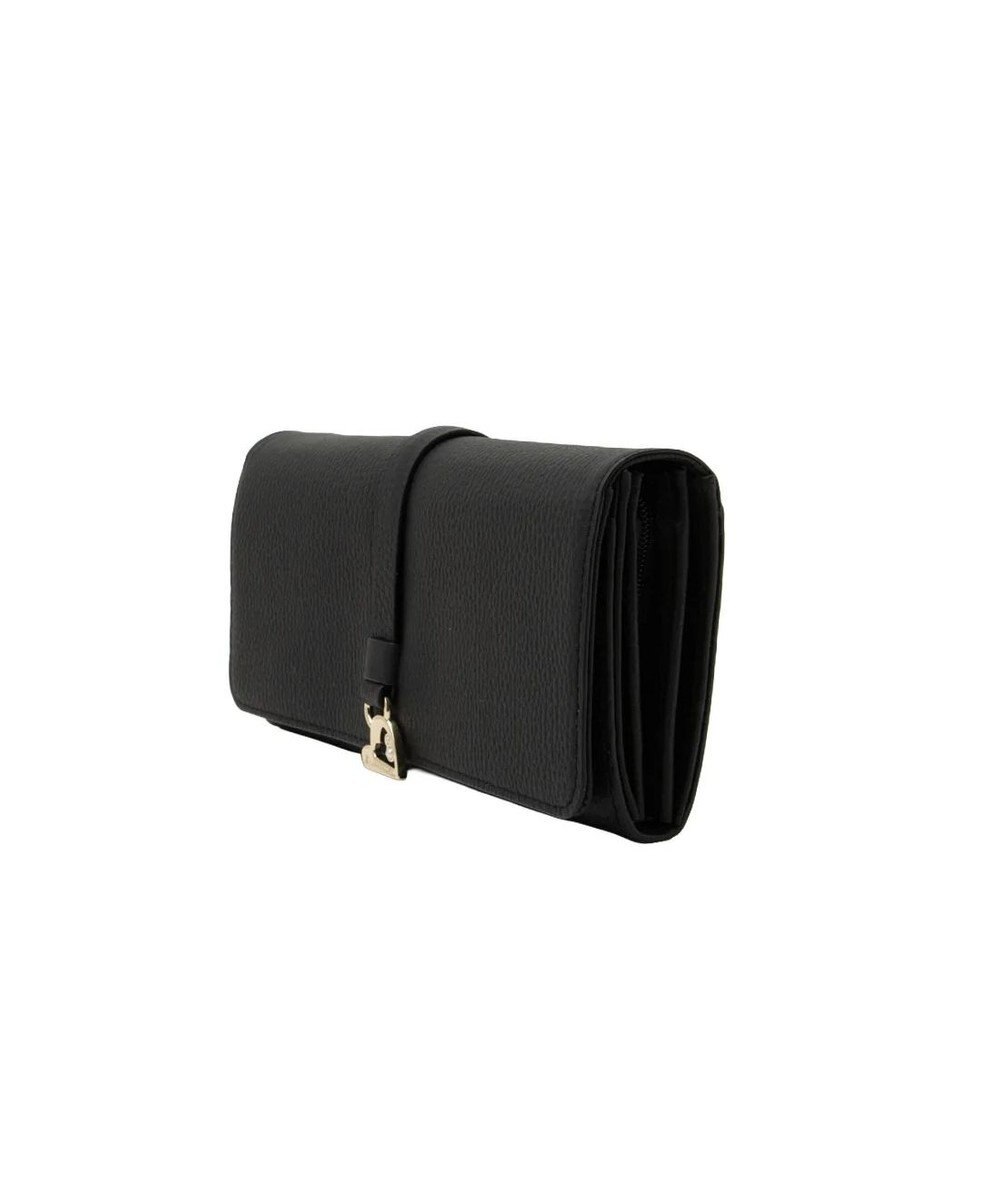 LANVIN en Bleu カルノ かぶせ長財布 