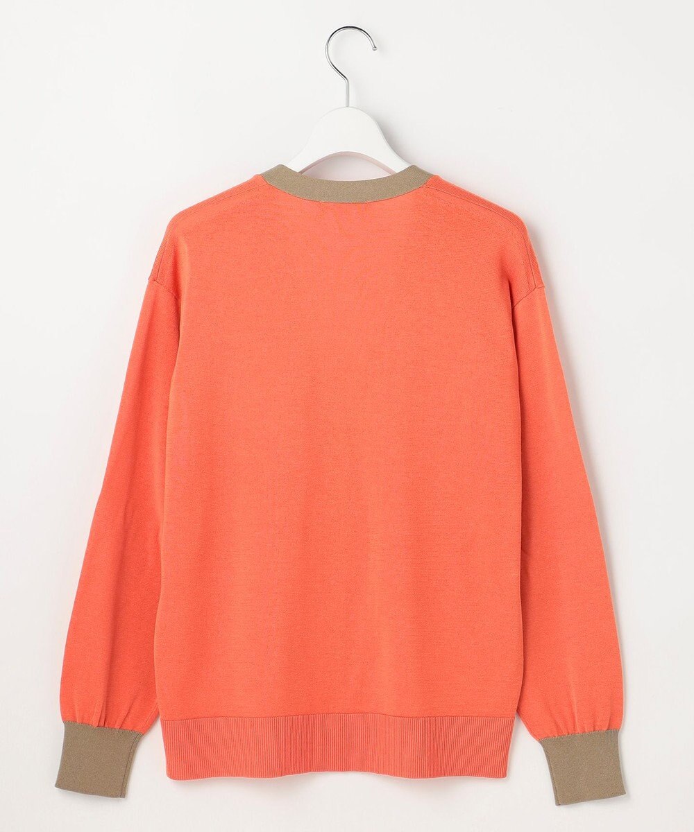 自由区 S カラーブロック カーディガン 