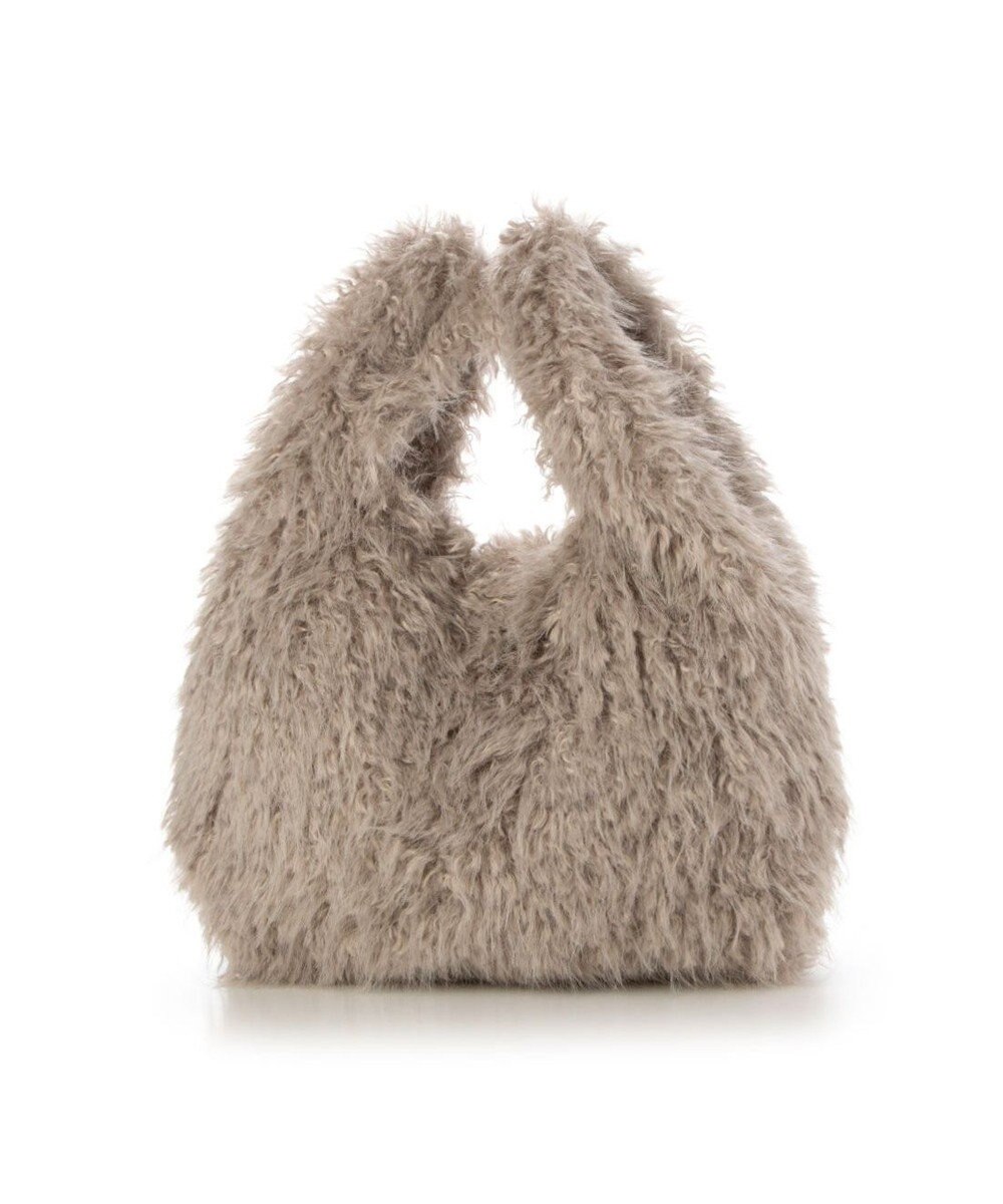 UNBILLION カシュカシュ cachecache / シャギーエコファーショッパーバッグ 