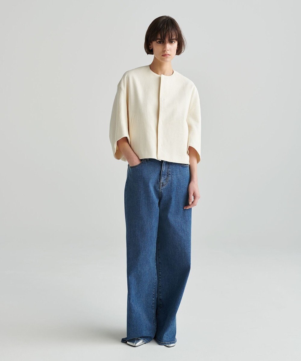 NAVE 【ReNAVE　洗える】ワイドストレッチデニム 