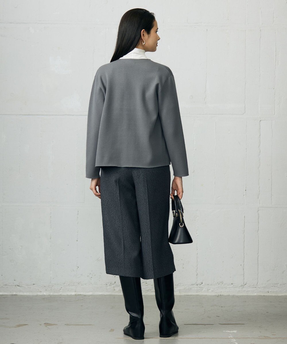 自由区 S レーヨンストレッチ カーディガン 