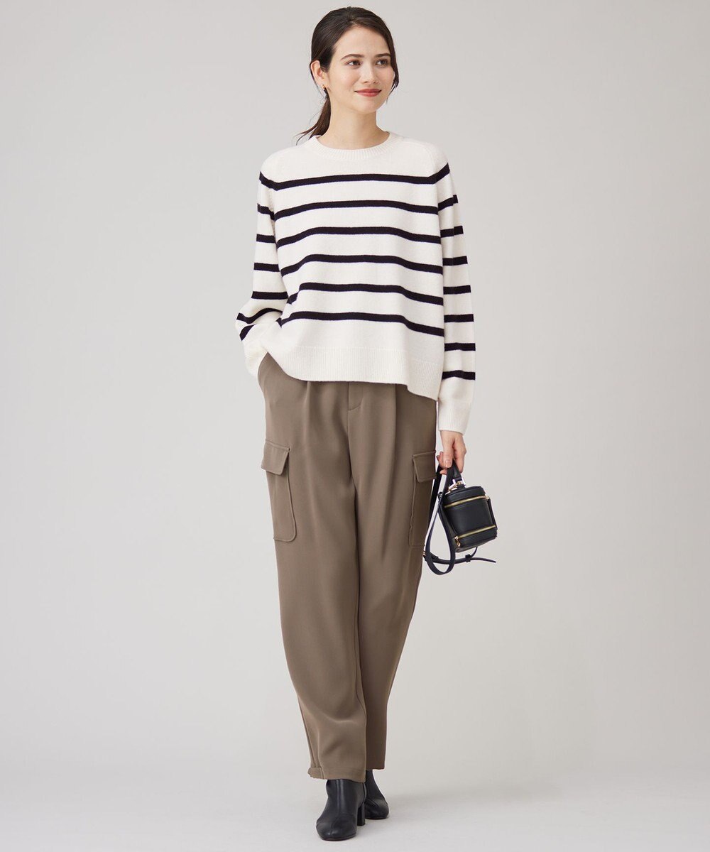 自由区 【洗える】ダブルクロスカーゴ パンツ 