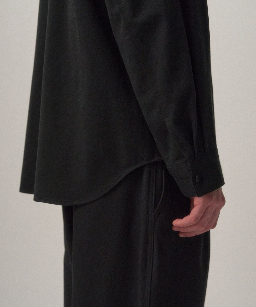 ATON HARD WASHED COTTON | シャツジャケット - UNISEX 