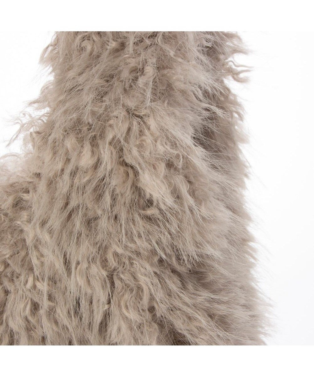 UNBILLION カシュカシュ cachecache / シャギーエコファーショッパーバッグ 