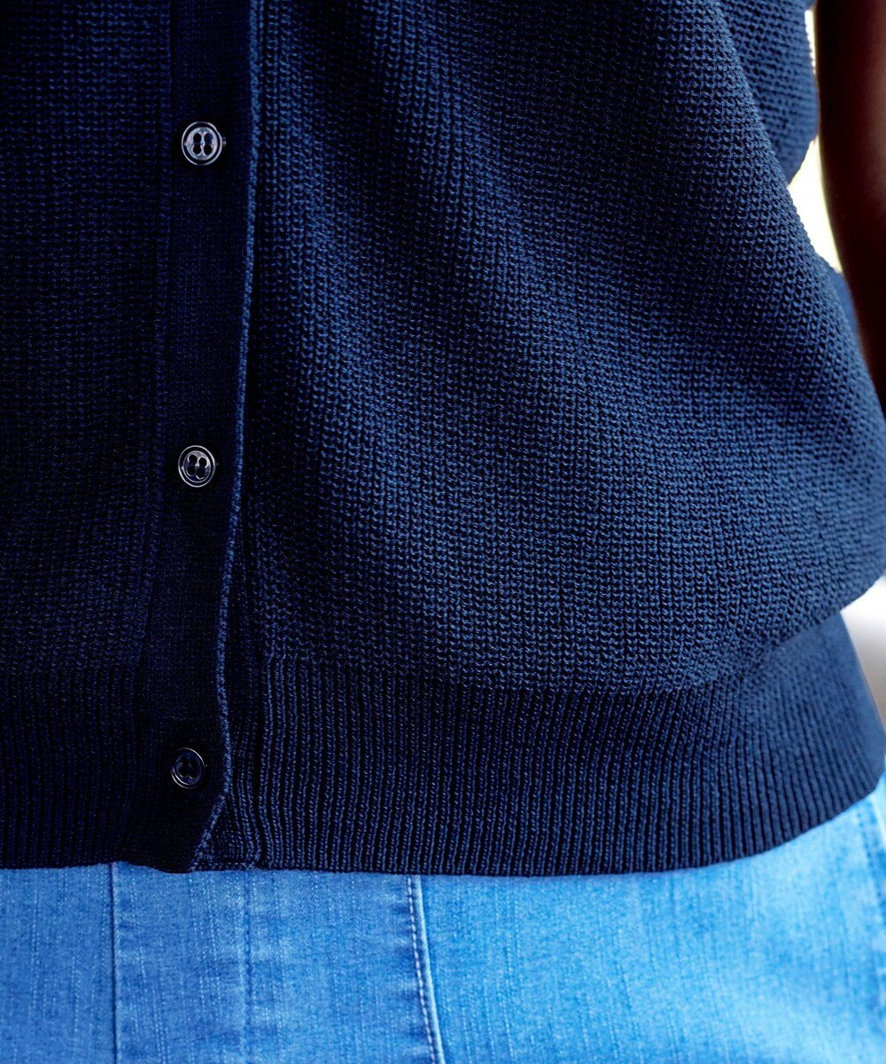 Tiaclasse 【洗える】リネンタッチカーディガン 