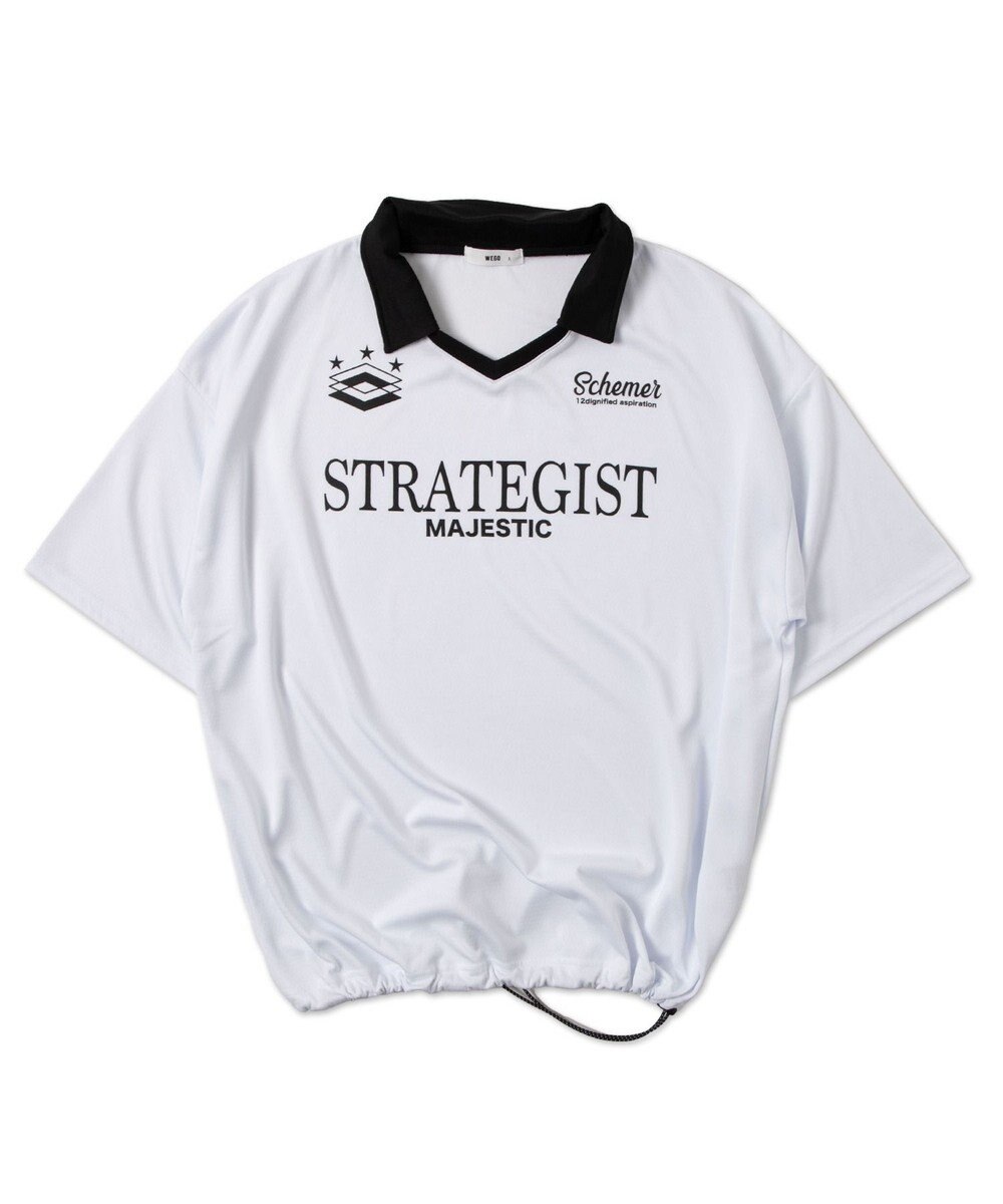 WEGO 【ユニセックス着用ITEM/MLサイズ展開】ドロストゲームシャツプルオーバー 