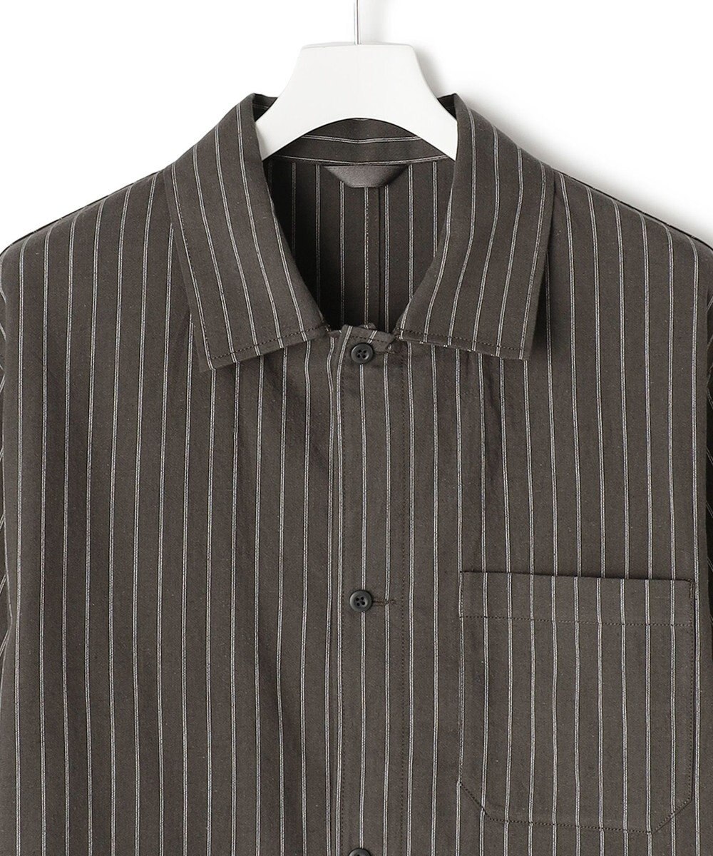 J.PRESS YORK STREET 【UNISEX】コットンリネンハーフスリーブシャツ ブルゾン 