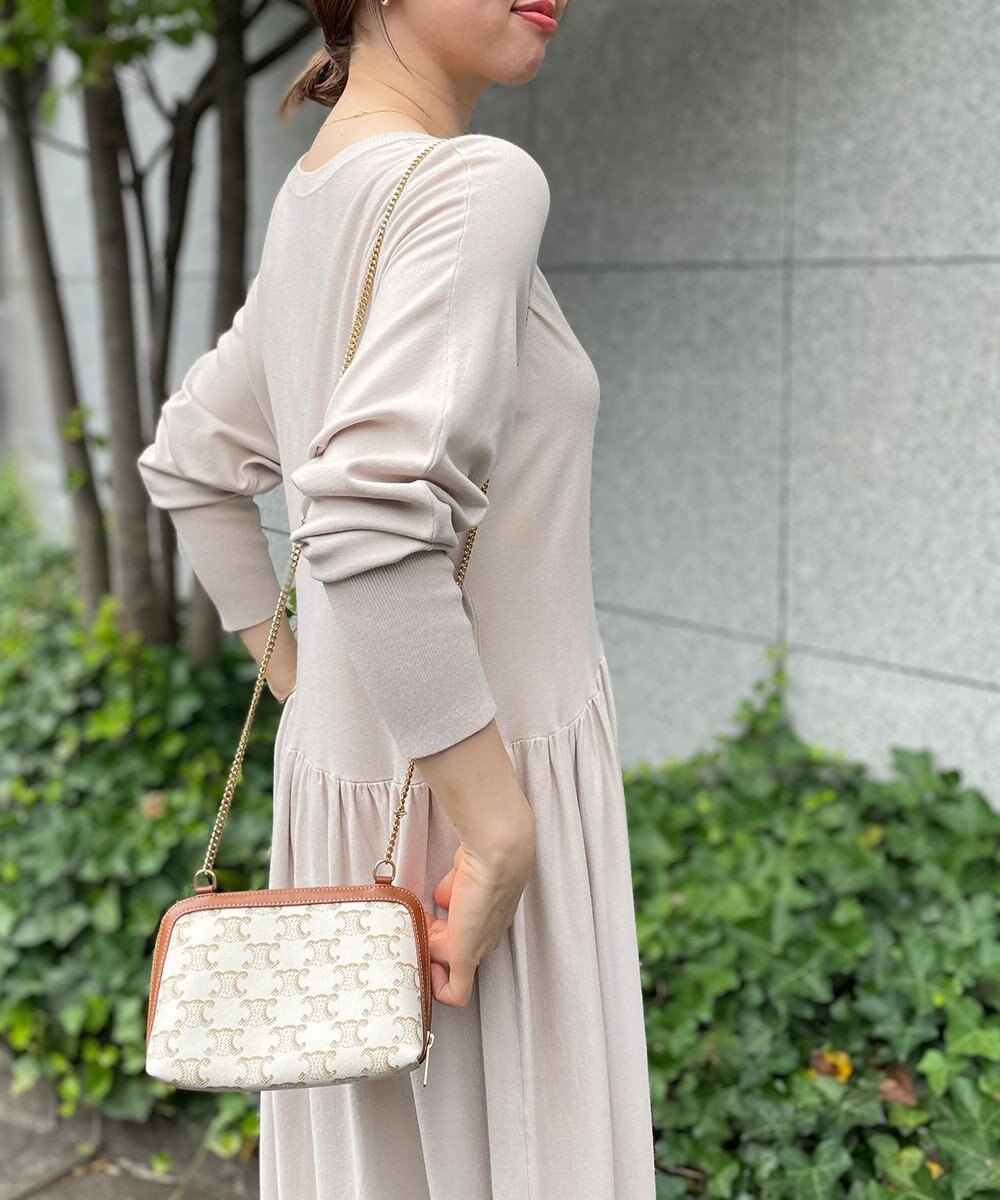 UNFILO 【新色追加】スタイルアップニット ワンピース 