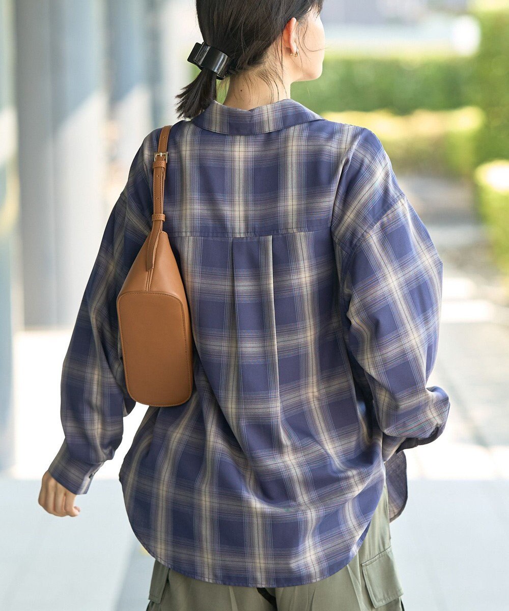 AMERICAN HOLIC イージーケアチェックシャツ【360°着こなしシャツ】 