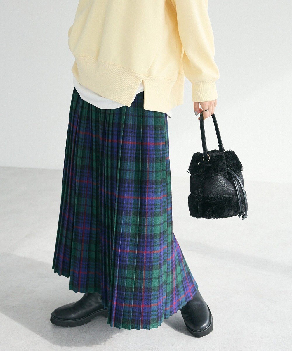 CRAFT STANDARD BOUTIQUE チェックプリーツスカート 