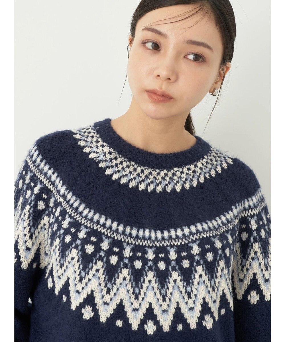 earth music&ecology オーロララメノルディックチュニック 