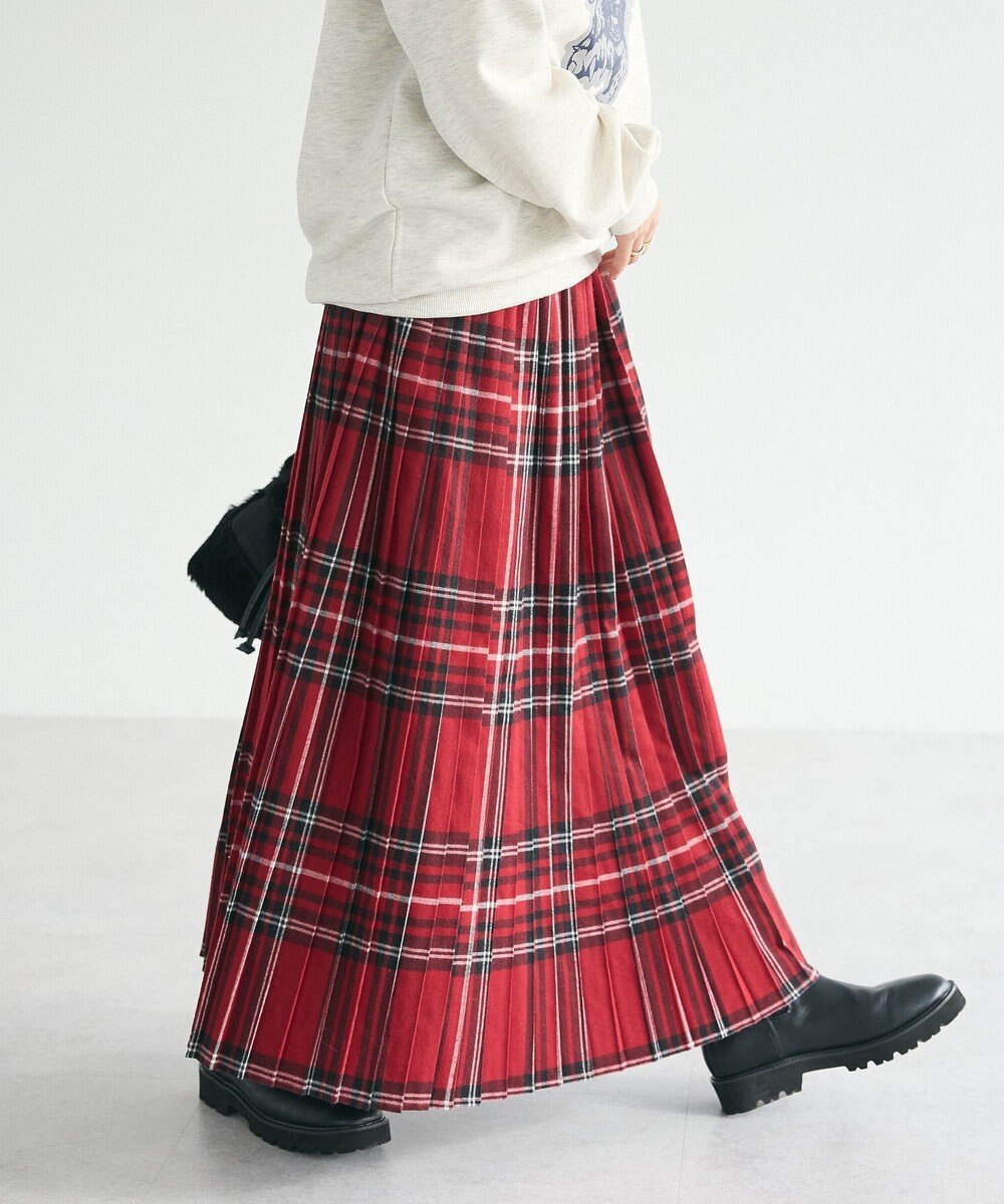 CRAFT STANDARD BOUTIQUE チェックプリーツスカート 