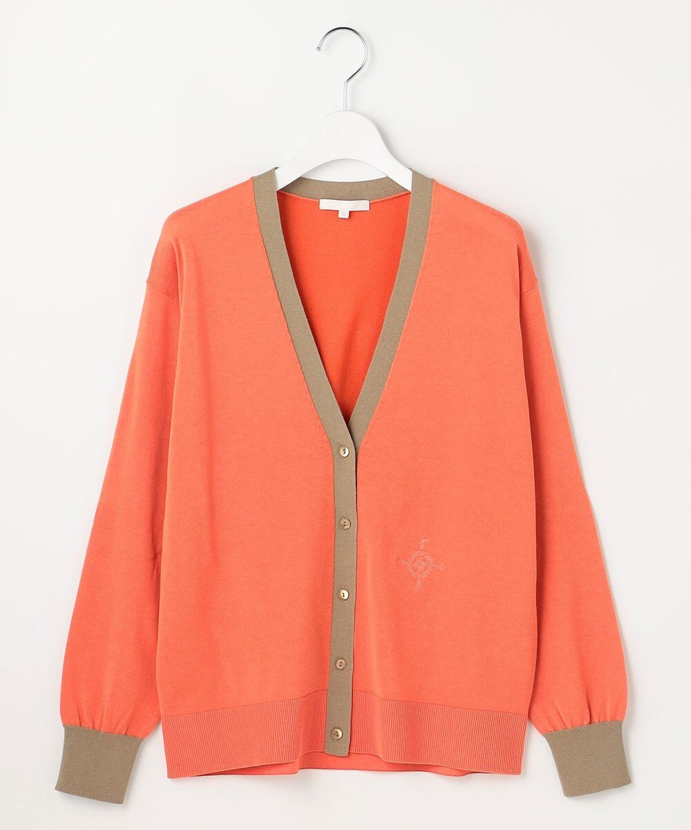 自由区 S カラーブロック カーディガン 