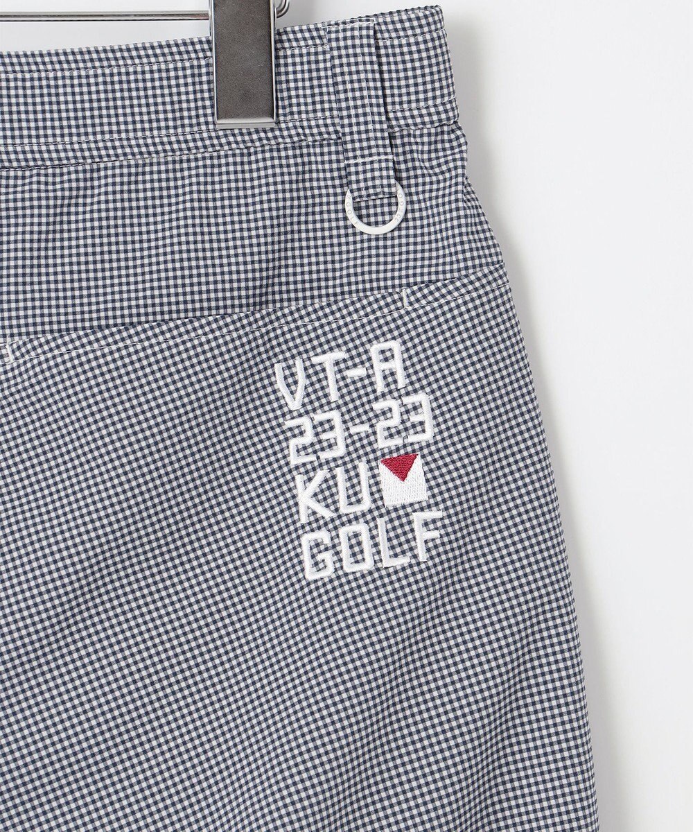 23区GOLF WEB限定【MEN】ギンガムチェック ショートパンツ 