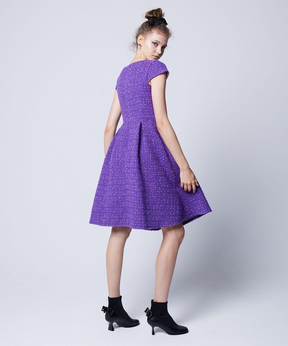 TOCCA CHIFFON TWEED ドレス 