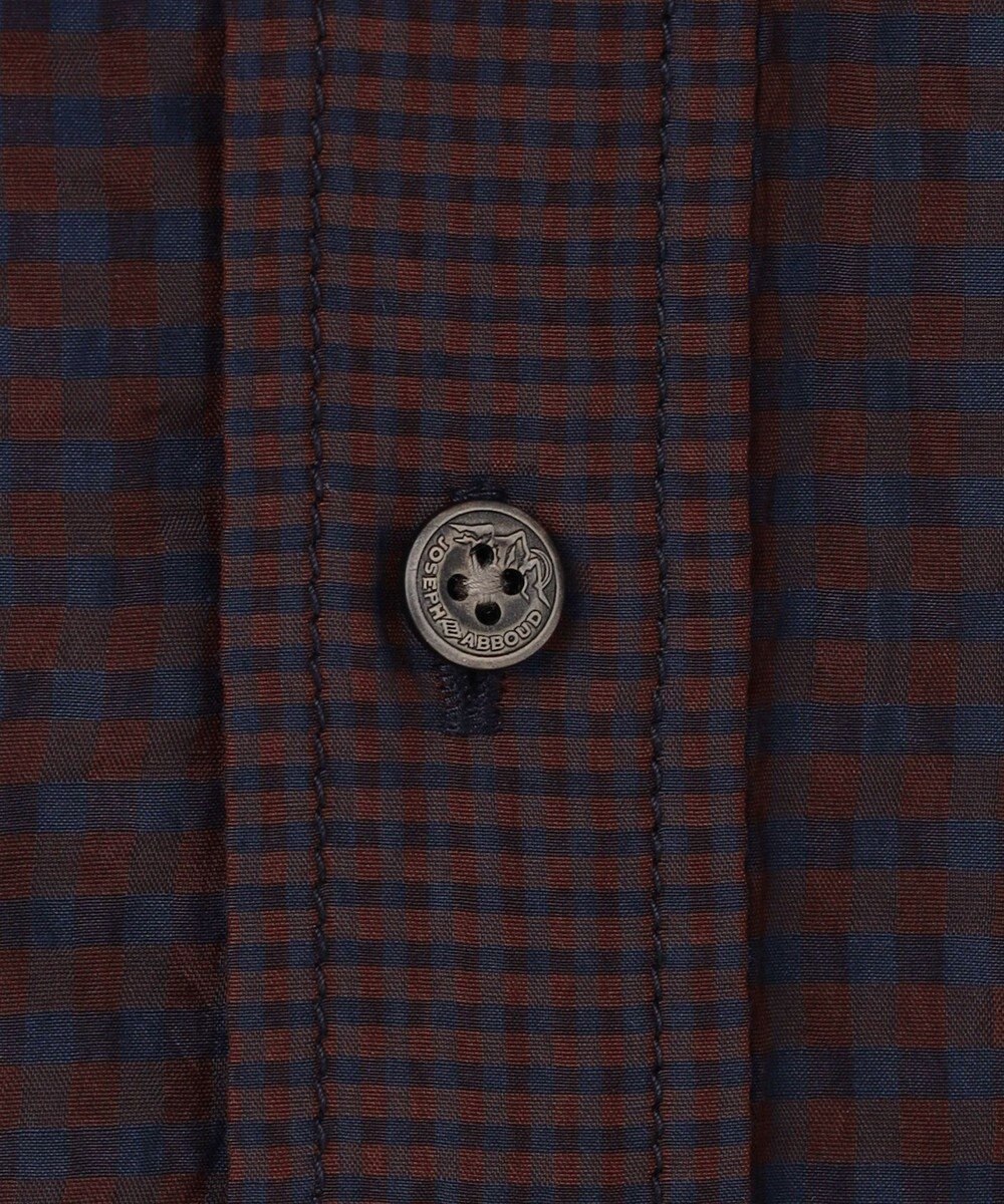 JOSEPH ABBOUD MOUNTAIN 【日本素材/軽量/オーガニックコットンブレンド】チェックコンビ アウトドア シャツ 