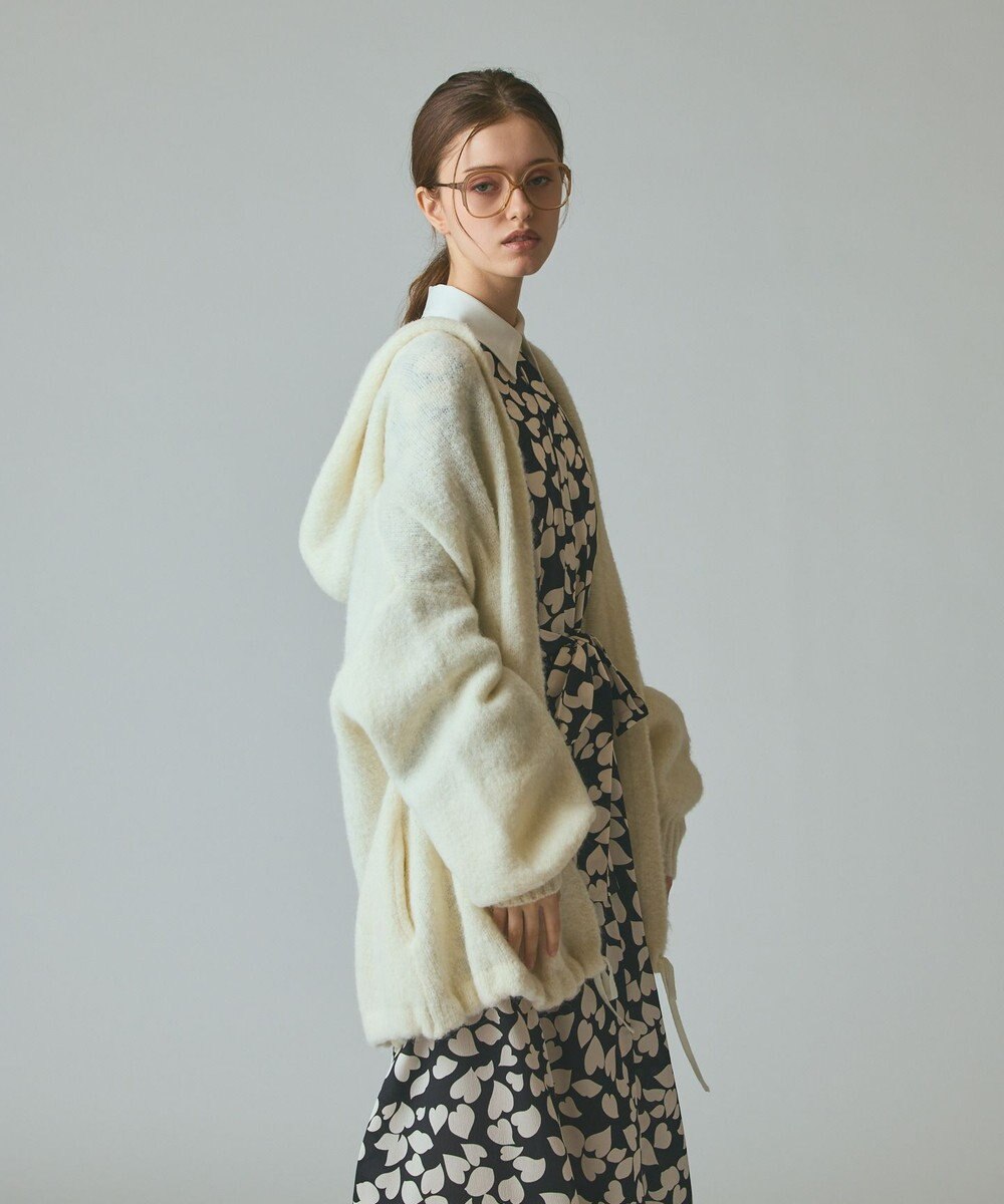 GRACE CONTINENTAL ストールアルパカカーディガン 