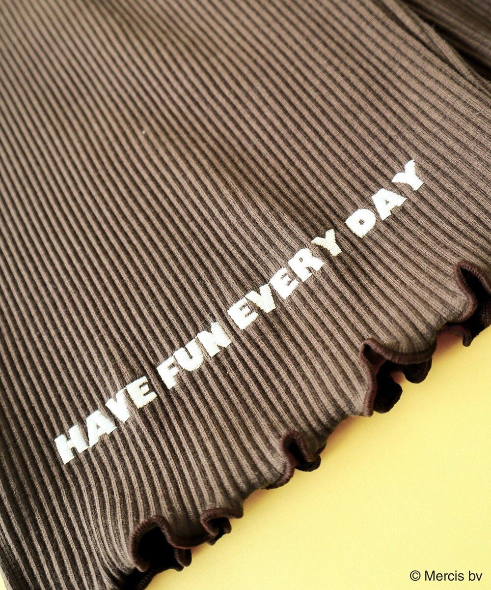 Green Parks ｍｉｆｆｙ／ワンポイントカットリブパンツ 