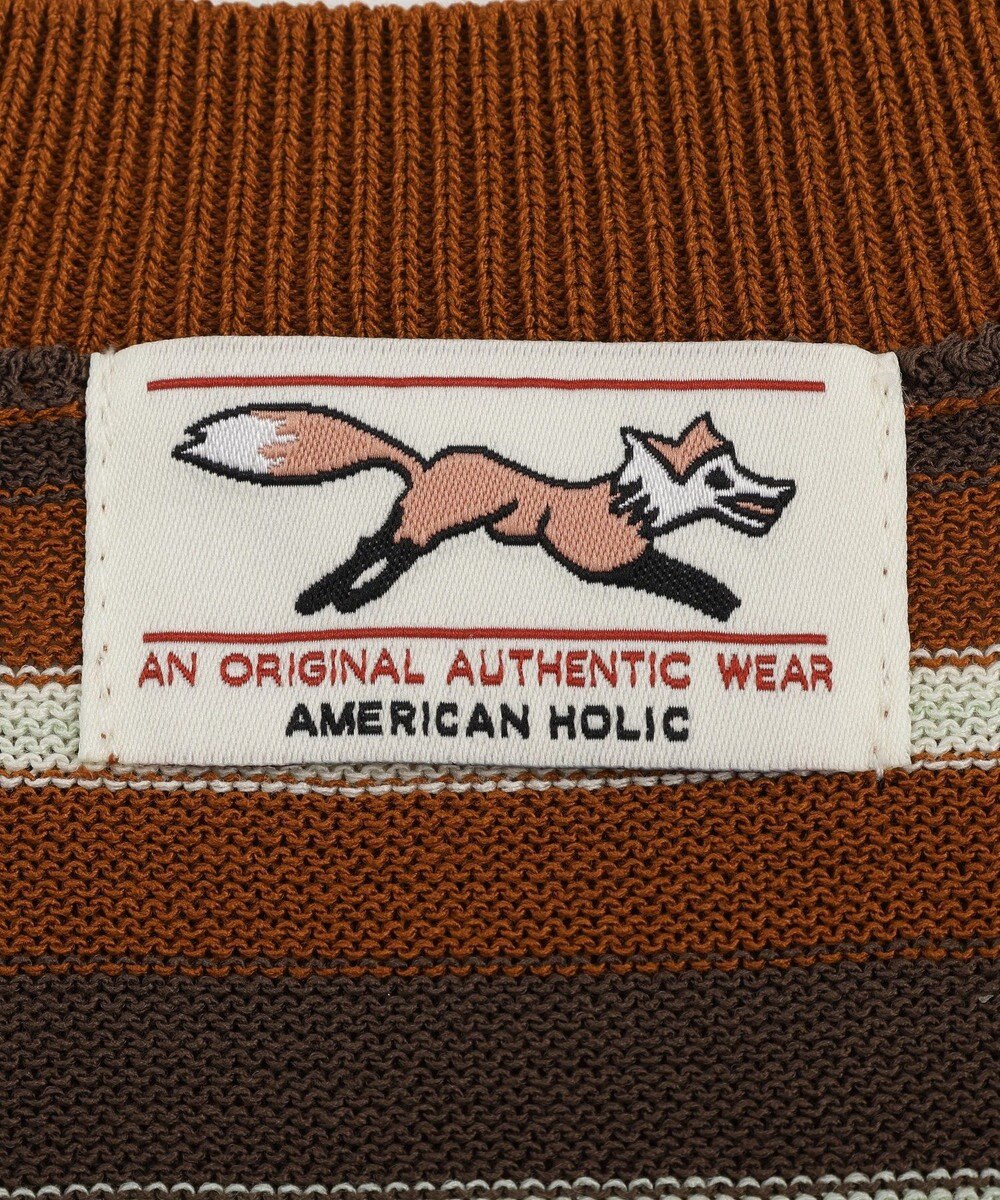 AMERICAN HOLIC 【PENNEY'S】レトロボーダー半袖ニット 
