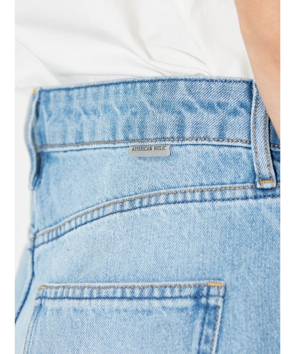 AMERICAN HOLIC センタープレスフレアデニム 