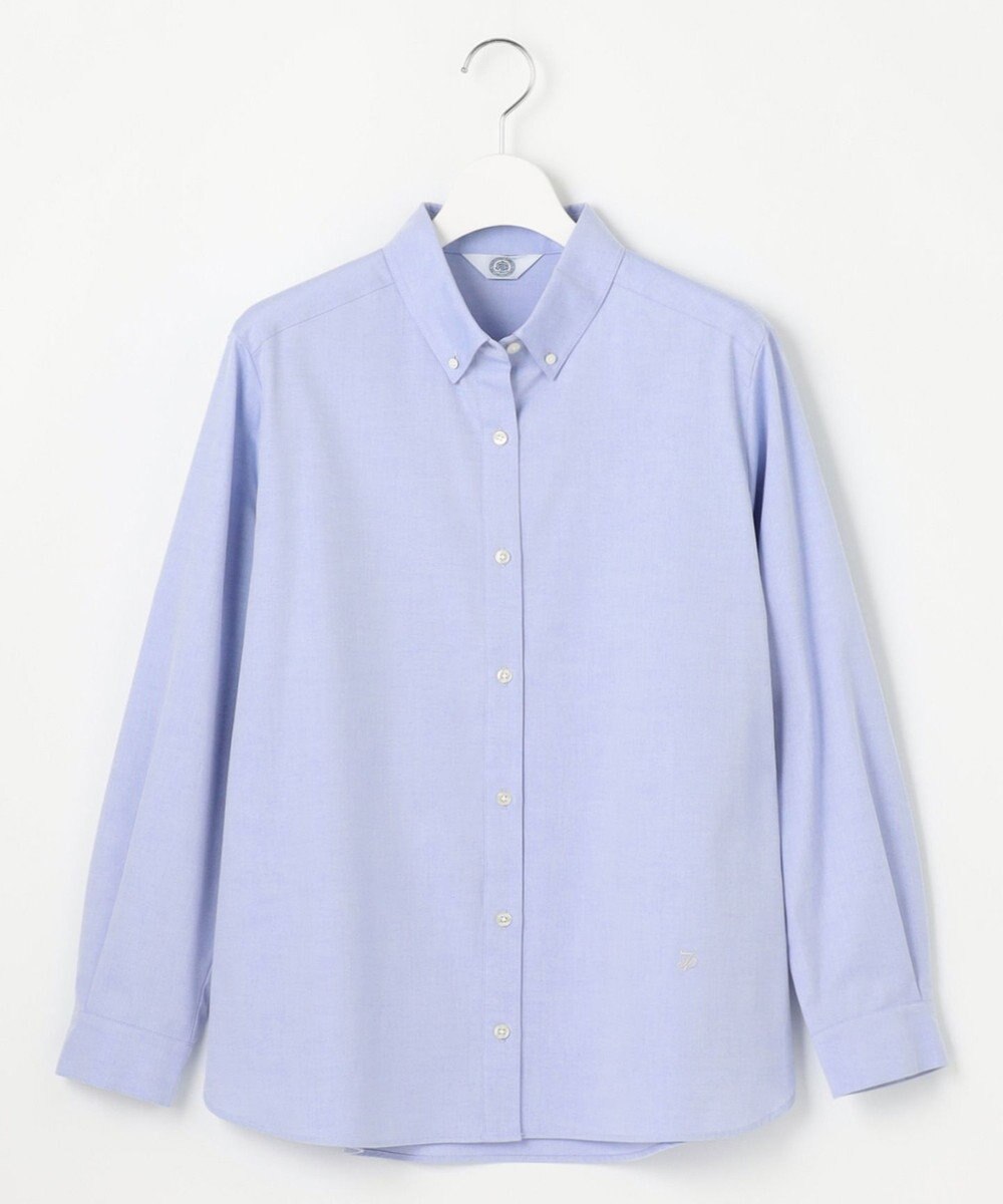 J.PRESS LADIES 【洗える】PINオックス ボタンダウン シャツ 