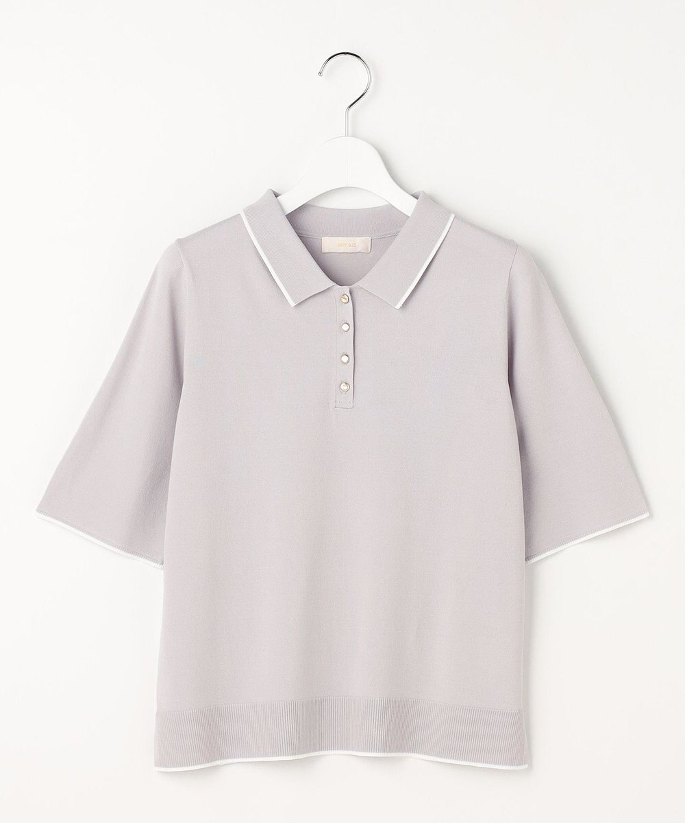 ANY SIS S 【アイスタッチ】ポロ ニット 