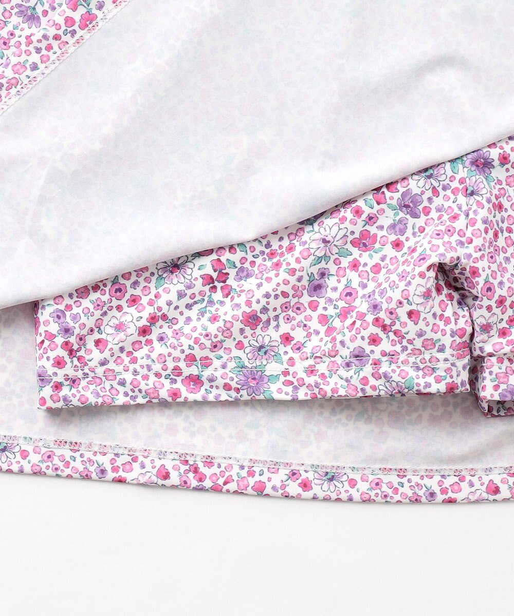 組曲 KIDS 【UVカット】【SS-Lサイズ】トロピカルフラワー スイムウェア(ワンピース) 