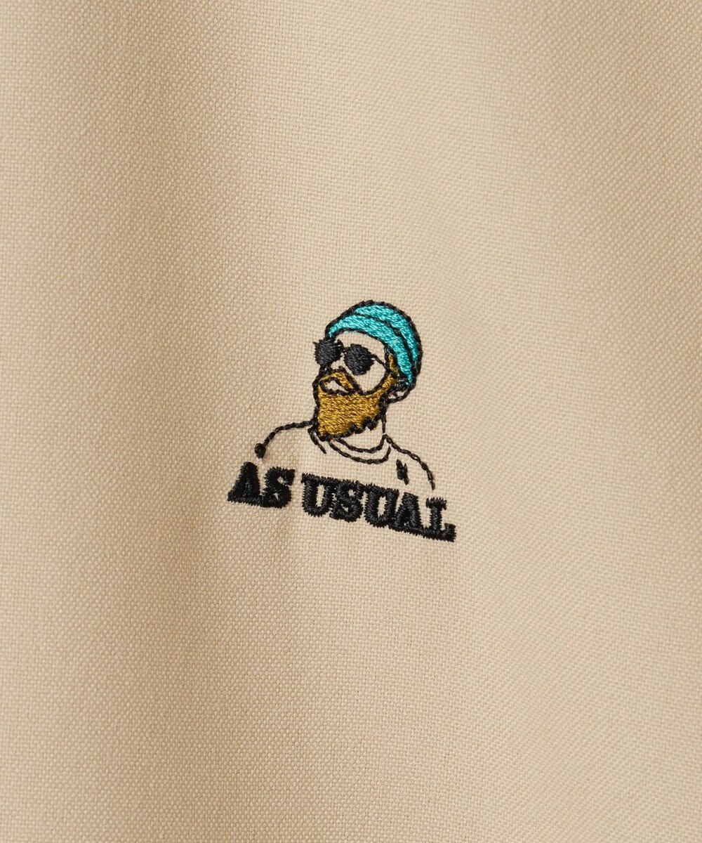 WEGO 【シワになりにくい】イージーケアオックスフォードワンポイントシャツ（S） 