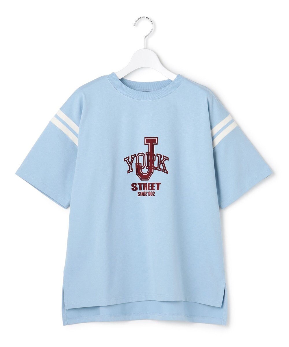 J.PRESS YORK STREET 【WOMEN】フットボールTシャツ 