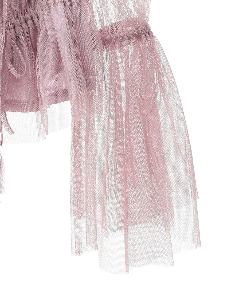 earth music&ecology チュールブラウス 