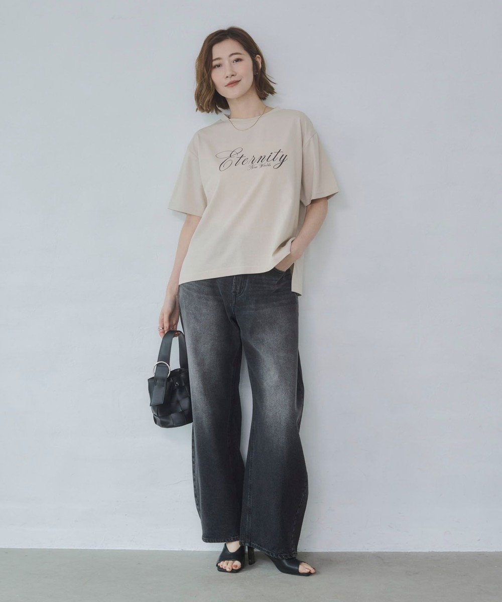 WEGO ワイドカーブデニムパンツ 