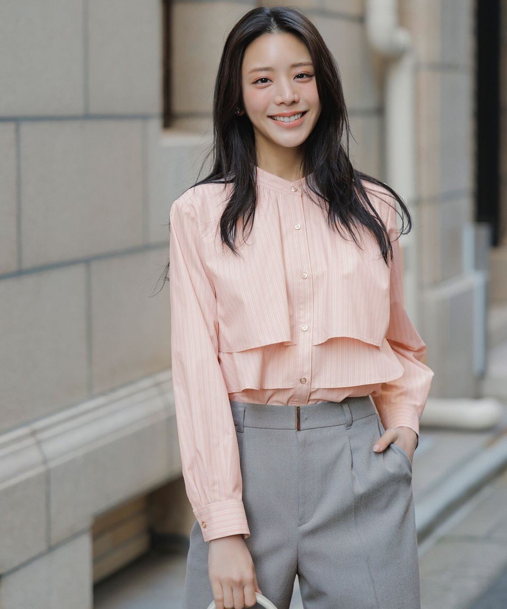 ANY SIS ラッフルレイヤード ブラウス 